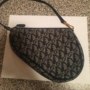 CHRISTIAN DIOR MINI TROTTER SADDLE BAG